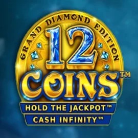 12 Coins Grand Diamond Edition slot icon by Wazdan, available at Shuffle Casino