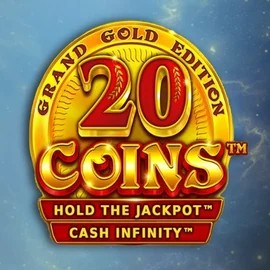 20 Coins Grand Gold Edition online game logo by Wazdan on shufflekaszino.net