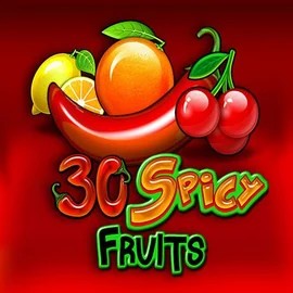 30 Spicy Fruits by Amusnet Interactive, showcased at shufflekaszino.net – game logo