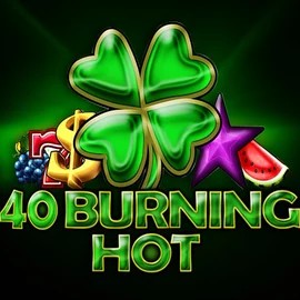 Official Slots logo: 40 Burning Hot by Amusnet Interactive at Shuffle Casino
