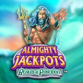 Enjoy Almighty Jackpots – Realm of Poseidon by Novomatic – logo hosted on shufflekaszino.net