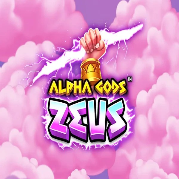 Alpha Gods Zeus logo – Slots by PearFiction Studios at Shuffle Casino