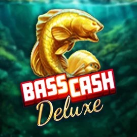 Bass Cash Deluxe slot logo by Alchemy Gaming at Shuffle Casino