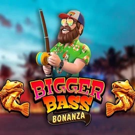 Bigger Bass Bonanza logo – Slots by Pragmatic Play at Shuffle Casino