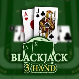 Blackjack 3H (Habanero) online game logo by Habanero on shufflekaszino.net