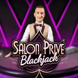 Blackjack Salon Privé online game logo by Ezugi on shufflekaszino.net