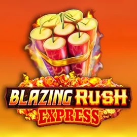 Blazing Rush Express logo – Slots by AreaVegas at Shuffle Casino