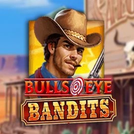 Slots logo of Bulls Eye Bandits from Origins at Shuffle Casino