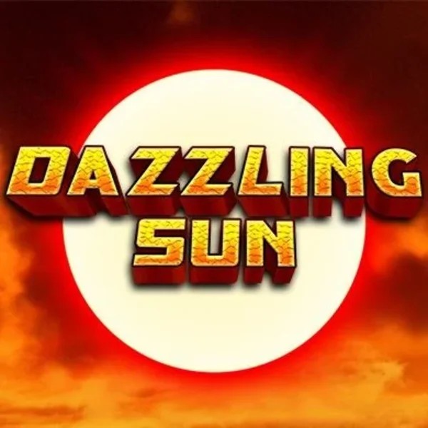Slots logo of Dazzling Sun from Win Studios at Shuffle Casino
