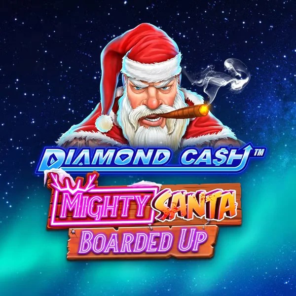 Diamond Cash Mighty Santa Boarded Up – slot by Greentube, featured at shufflekaszino.net