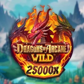 Dragons of Arcane Wild slot icon by Foxium, available at Shuffle Casino