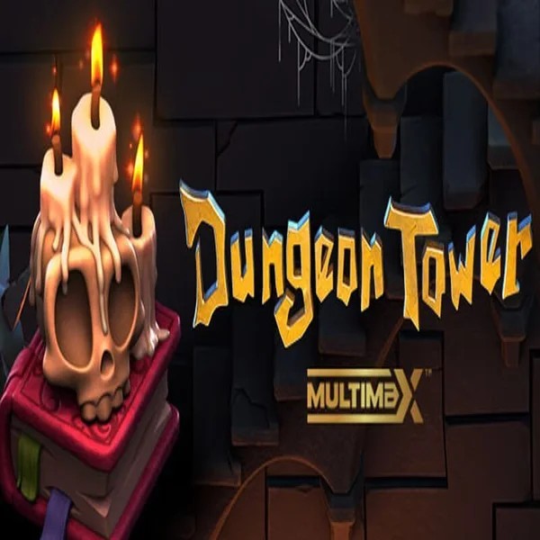 Dungeon Tower logo – Slots by Peter &amp; Sons at Shuffle Casino