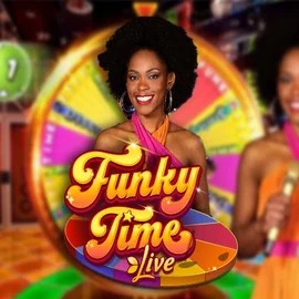 Funky Time slot visual from Evolution available on shufflekaszino.net