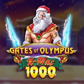 Official Slots logo: Gates of Olympus Xmas 1000 by Pragmatic Play at Shuffle Casino