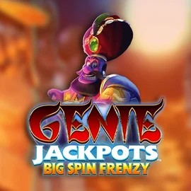 Official Jackpots logo: Genie Jackpots: Big Spin Frenzy by Blueprint Gaming at Shuffle Casino