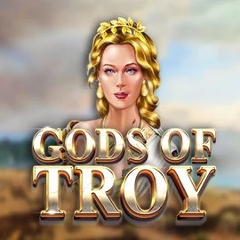 Gods of Troy logo – Slots by Red Tiger Gaming at Shuffle Casino
