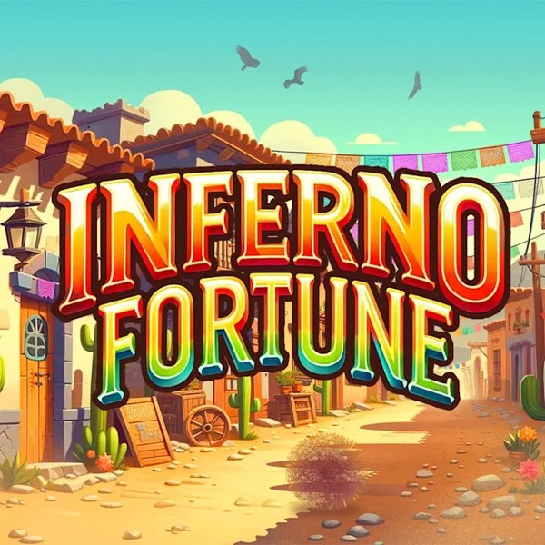 Inferno Fortune logo by Atomic Slot Lab at Shuffle Casino