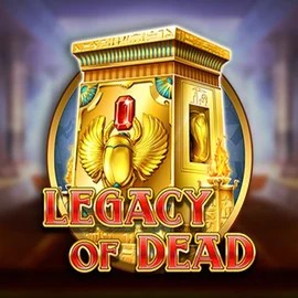 Legacy of Dead online game logo by Play’n GO on shufflekaszino.net