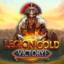 Legion Gold Victory! casino game by Play’n GO – featured logo at Shuffle Casino