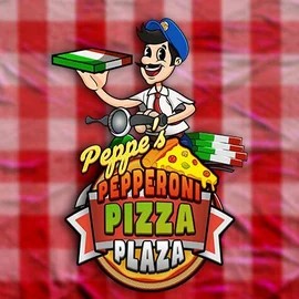 Peppe’s Pepperoni Pizza Plaza logo by Pragmatic Play at Shuffle Casino
