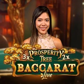 Prosperity Tree Baccarat logo by Evolution at Shuffle Casino