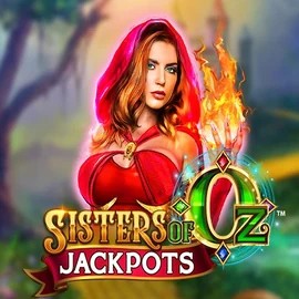 Sisters Of Oz Jackpots slot logo by Triple Edge Studios at Shuffle Casino