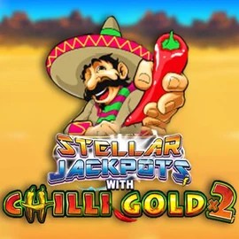 Stellar Jackpots with Chilli Gold x2 logo – Jackpots by Lightning Box Game at Shuffle Casino