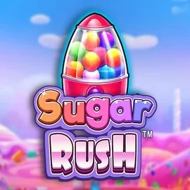 Sugar Rush slot visual from Pragmatic Play available on shufflekaszino.net