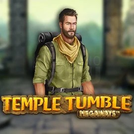 Temple Tumble Megaways by Relax Gaming, showcased at shufflekaszino.net – game logo