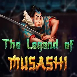 The Legend of Musashi game by Peter &amp; Sons – logo hosted on Shuffle Casino