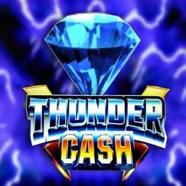 Thunder Cash slot logo by Novomatic at Shuffle Casino