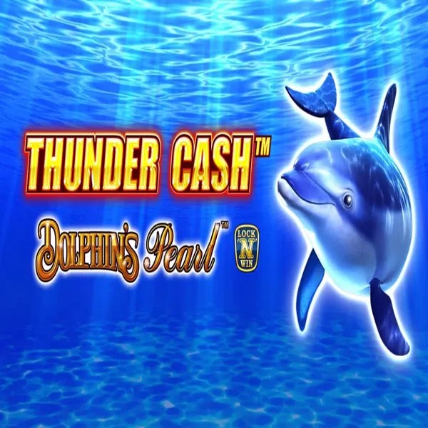 Thunder Cash Dolphins Pearl slot visual from Novomatic available on shufflekaszino.net